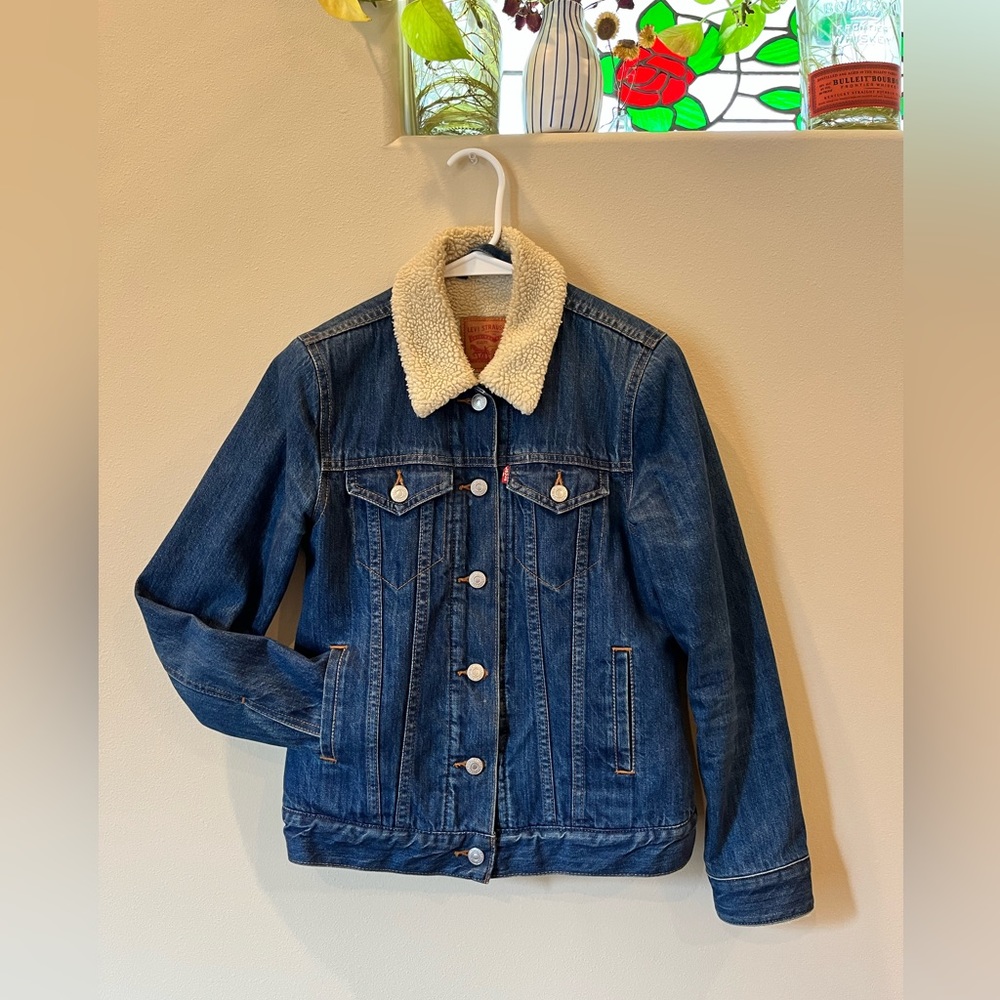 Levi's Original Sherpa Trucker Jacket Denim XS